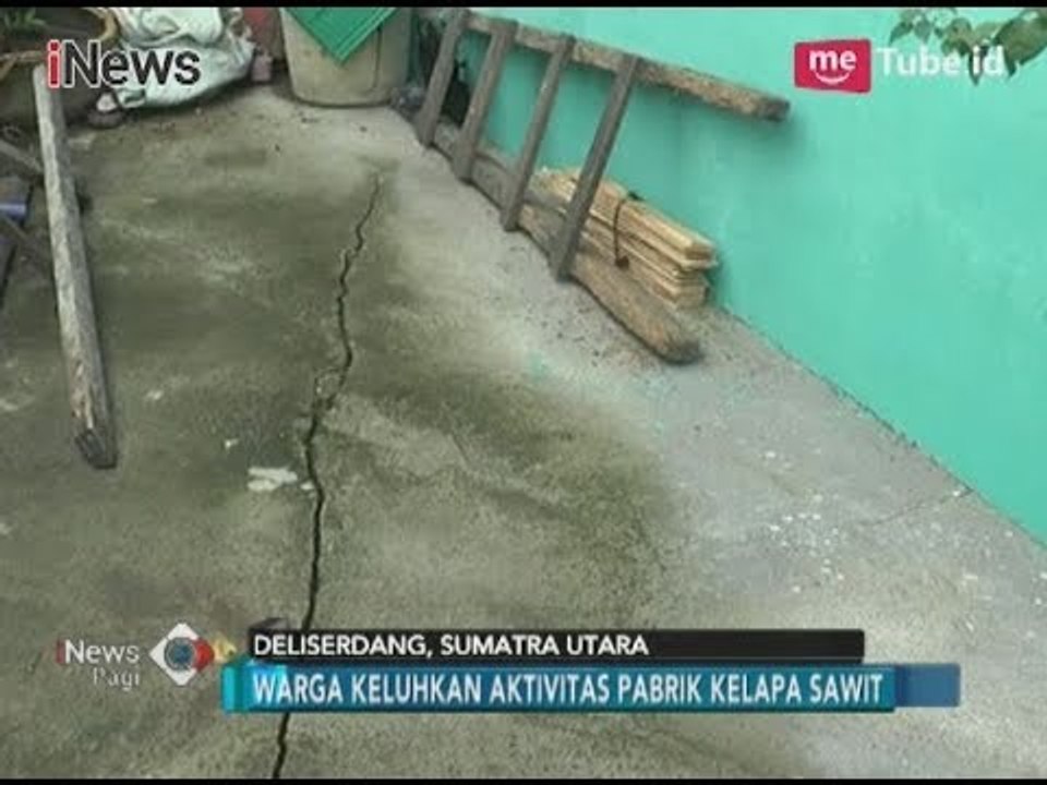 Diduga Akibat Aktivitas Pabrik Kelapa sawit, Belasan Rumah Warga Retak - iNews Pagi 20/12