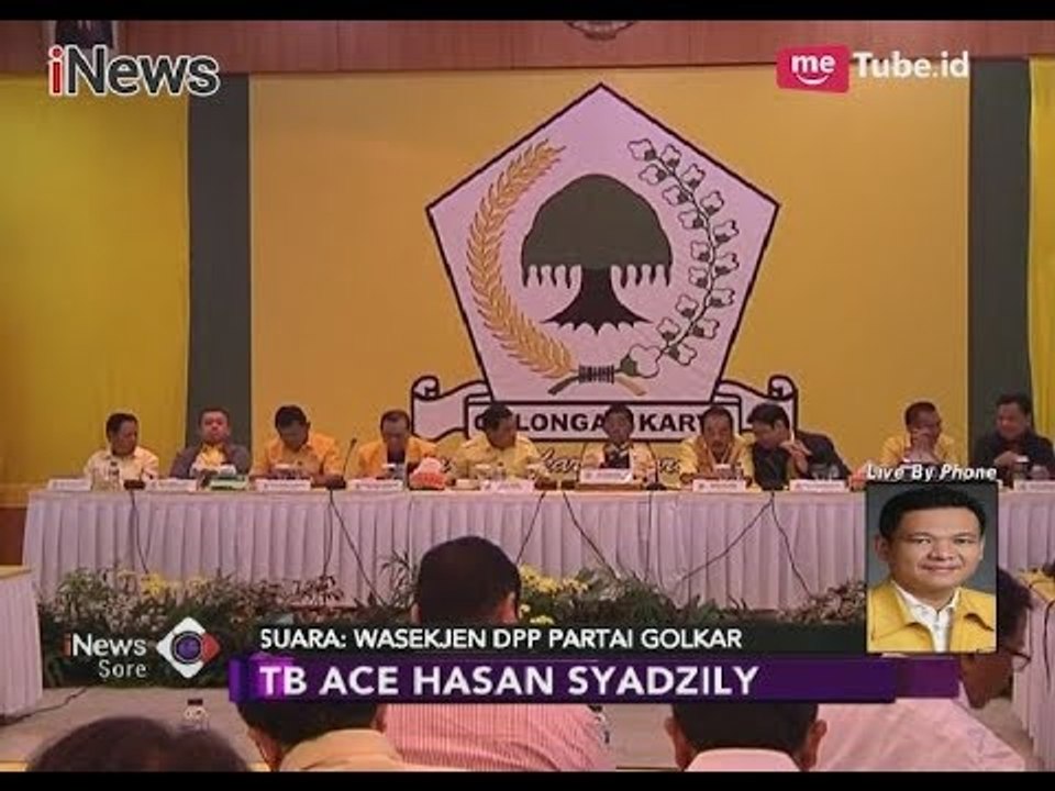 Keterangan Wasekjen DPP Partai Golkar Terkait Pengukuhan Airlangga - iNews Sore 15/12