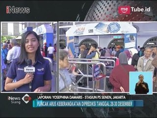 Puncak Arus Keberangkatan di Stasiun Senen Diprediksi Tanggal 28-30 Desember - iNews Siang 22/12