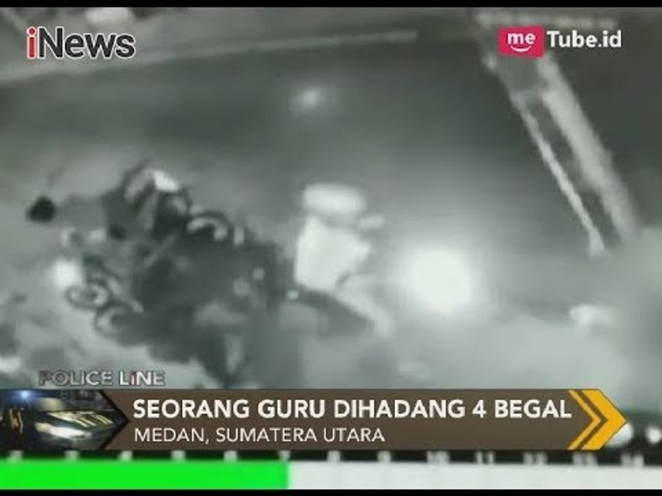 Aksi Sadis Begal Merampok Seorang Guru Wanita di Medan Terekam CCTV - Police Line 22/12