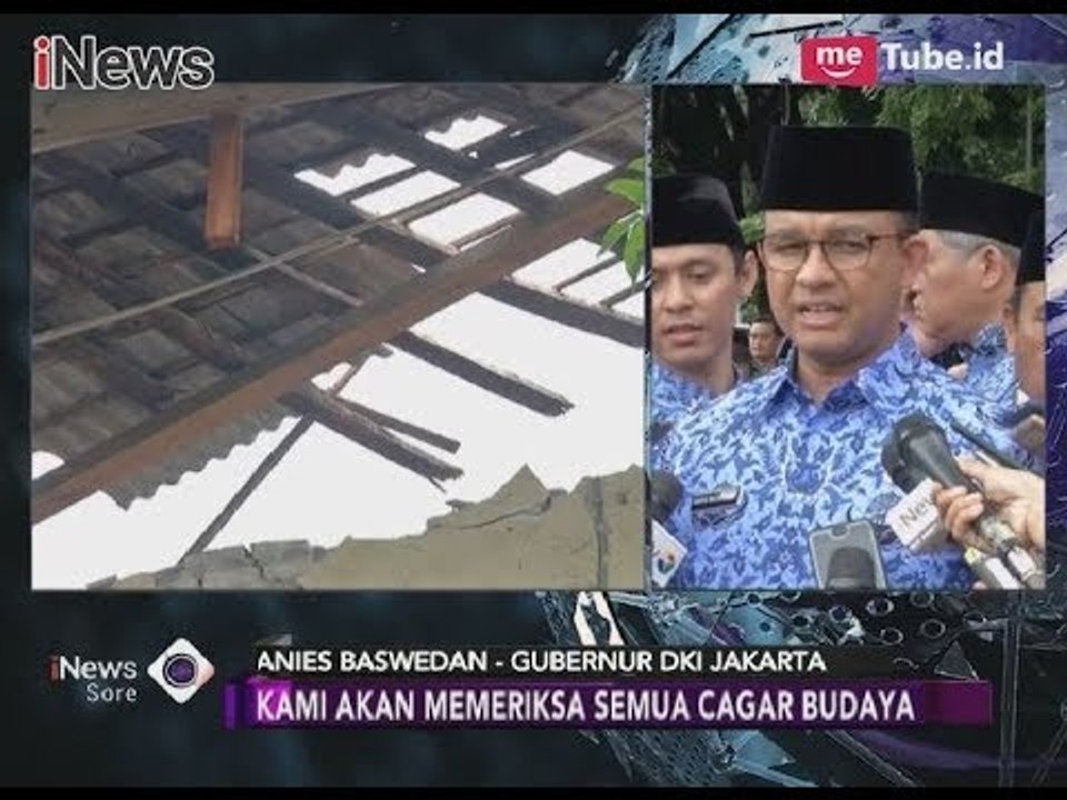 Anies Baswedan akan Lakukan Renovasi Cagar Budaya Sekolah SMPN 32 Tambora Jakarta - iNews Sore 22/12