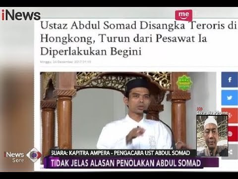 Ustad Somad Sempat Mengalami Tindakan Tidak Menyenangkan di Hongkong - iNews Sore 24/12