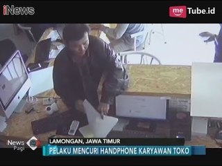 Lagi, Aksi Pencurian Ponsel di Toko Percetakan Terekam CCTV, Begini Kronologinya - iNews Pagi 27/12