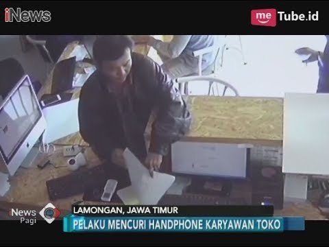 Lagi, Aksi Pencurian Ponsel di Toko Percetakan Terekam CCTV, Begini Kronologinya - iNews Pagi 27/12
