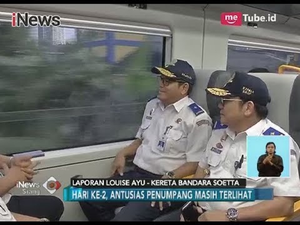 Masuki Hari Ke-2 Uji Coba Kereta Bandara, Masyarakat Masih Antusias - iNews Siang 27/12