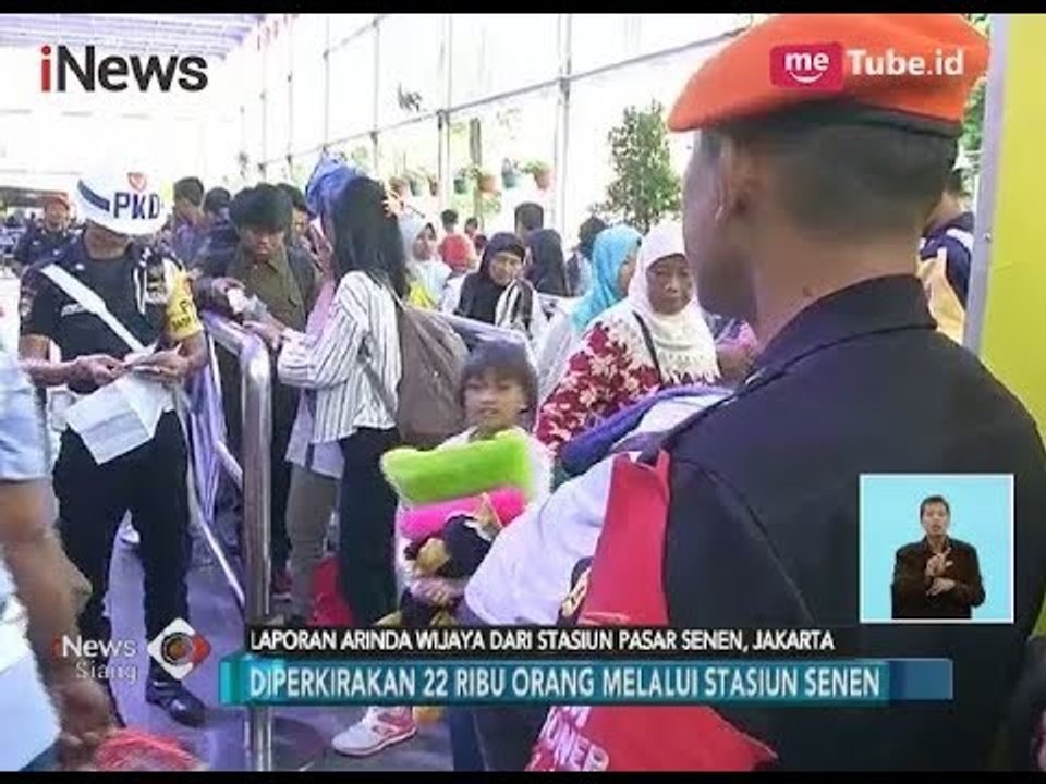 Suasana Stasiun Senen Sudah Diramaikan Penumpang Sejak Pukul 5 Pagi - iNews Siang 26/12