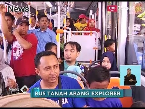 Jl. Jatibaru Ditutup, Bus Tanah Abang Explorer Siap Melayani Warga - iNews Siang 26/12