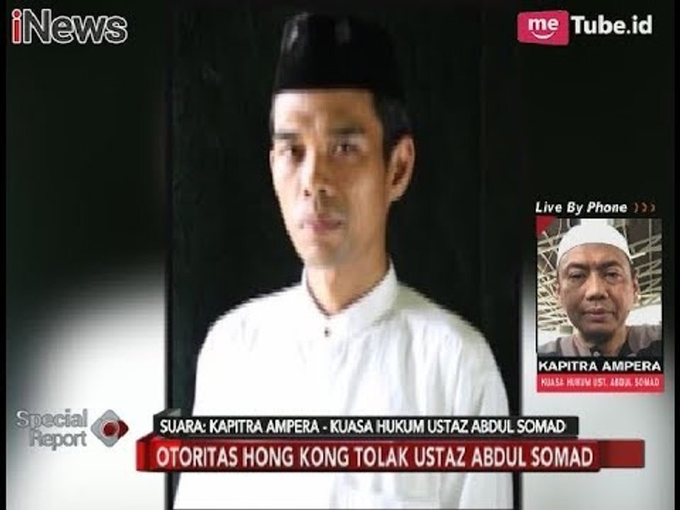 Jawaban Kapitra Ampera Terkait Penolakan Ustad Somad di Hongkong - Special Report 26/12