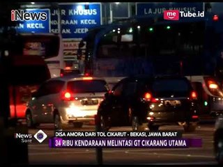 Sempat Terjadi Kepadatan, Gerbang Tol Cikarang Utama Berangsur Normal - iNews Sore 30/12