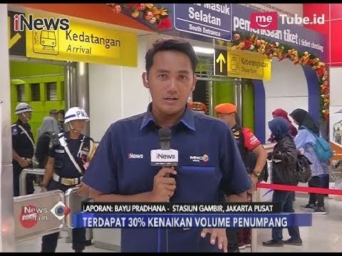 Stasiun Gambir Mengalami Kenaikan Volume Penumpang Hingga 30% - iNews Malam 29/12