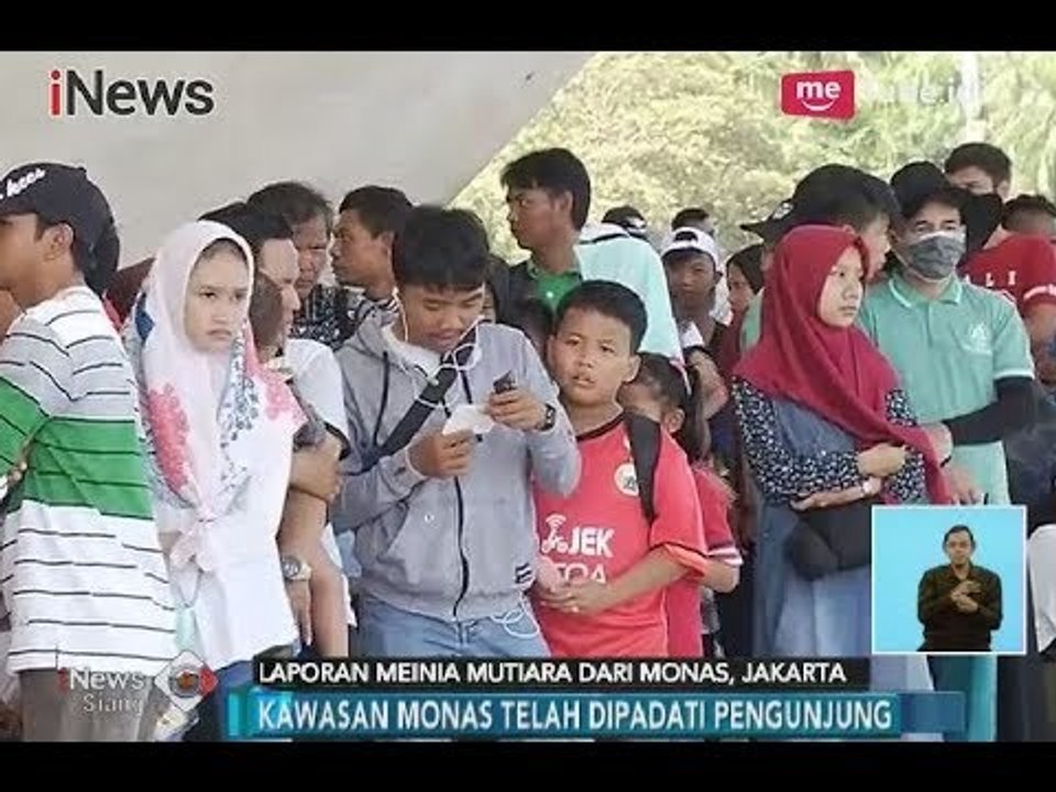 Jelang Perayaan Tahun Baru, Monas Sudah Dipadati Pengunjung Dari Pagi Hari - iNews Siang 31/12