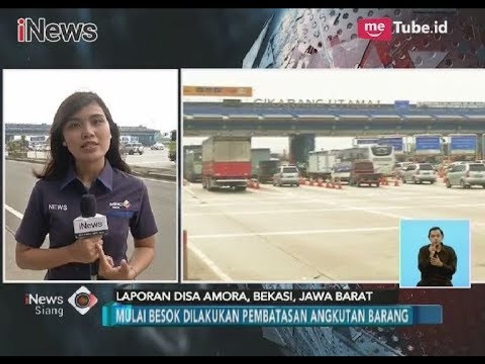Pantauan Arus Lalu Lintas di Cikarang Utama Dalam Rangka Libur Tahun Baru - iNews Siang 30/12