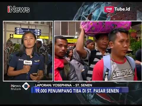 20.000 Penumpang Padati Stasiun Senen Usai Libur Natal dan Tahun Baru - iNews Malam 02/01