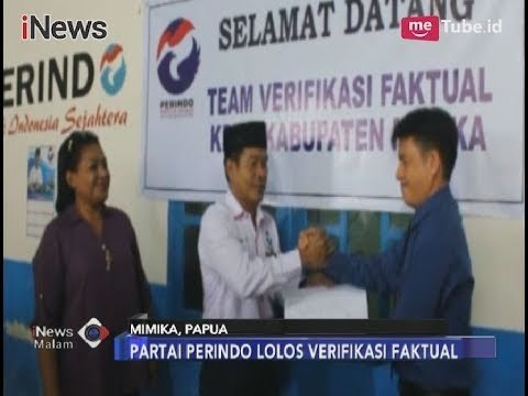 Verifikasi Faktual Berjalan Mulus, Perindo Semakin Optimis Lolos Pemilu 2019 - iNews Malam 02/01