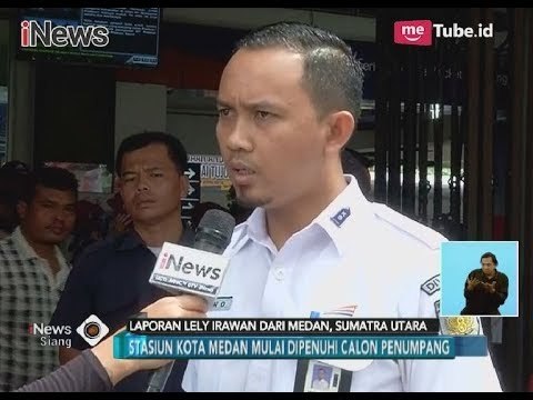 Keterangan Kepala Stasiun Besar Medan Terkait Peningkatan Penumpang Akhir Tahun - iNews Siang 30/12