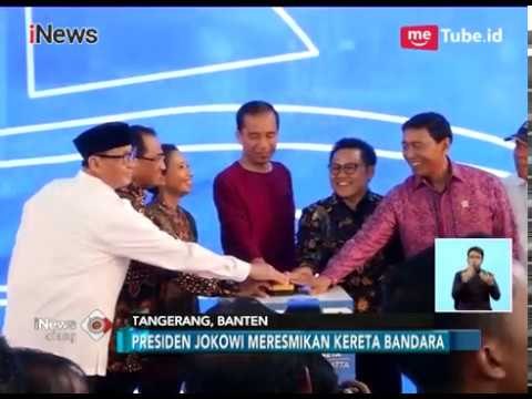 Awali Tahun 2018 Dengan Gaya Kasual, Presiden Jokowi Resmikan Kereta Bandara - iNews Siang 02/01