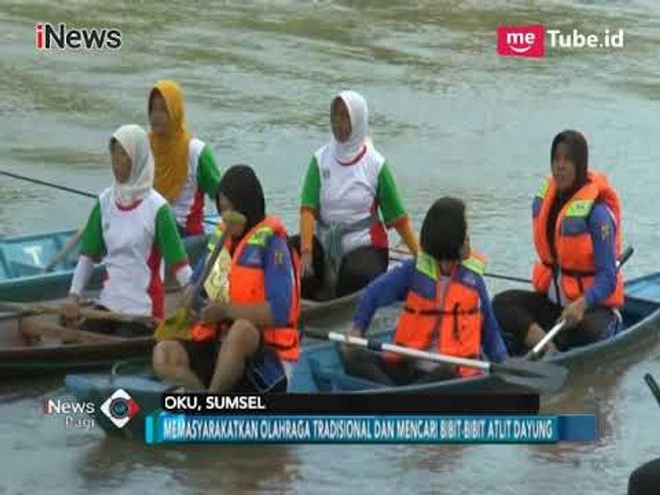 Pesta Rakyat Lomba Dayung Sambut Tahun Baru 2018 di Sumatra Selatan - iNews Pagi 02/01