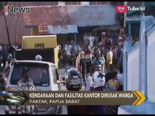 Kantor Satlantas Polres Fakfak Papua Dirusak Oleh Sekelompok  Warga - Police Line 02/01