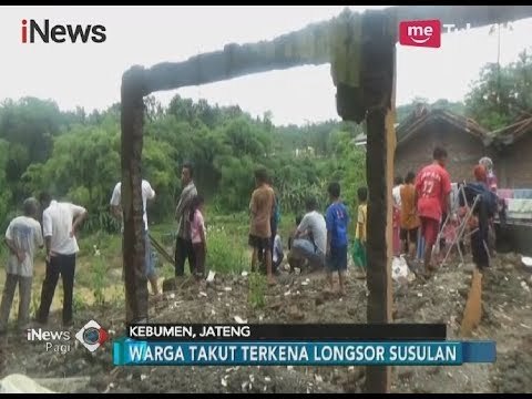 Pasca Longsor, Puluhan Kepala Keluarga Terancam Kehilangan Tempat Tinggal - iNews Pagi 03/01
