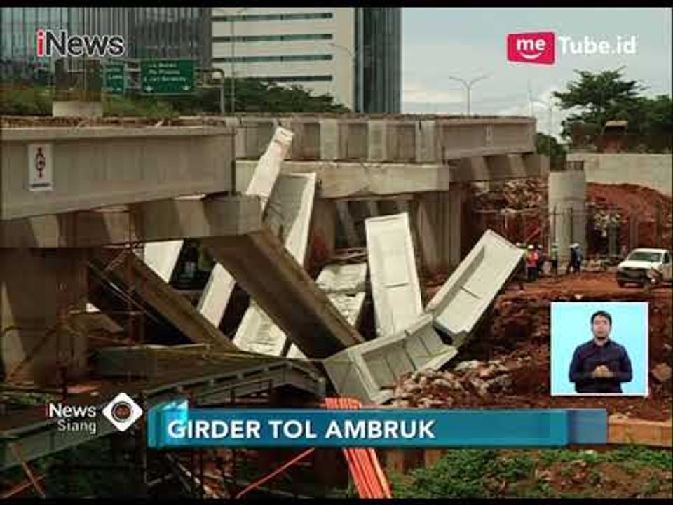 6 Balok Grider "Flyover" Tol Antasari - Depok Ambruk, Proyek Dihentikan - iNews Siang 02/01
