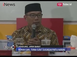 Ridwan Kamil Resmi Mendapat Dukungan Partai Hanura Dalam Pilkada 2018 - iNews Malam 03/01