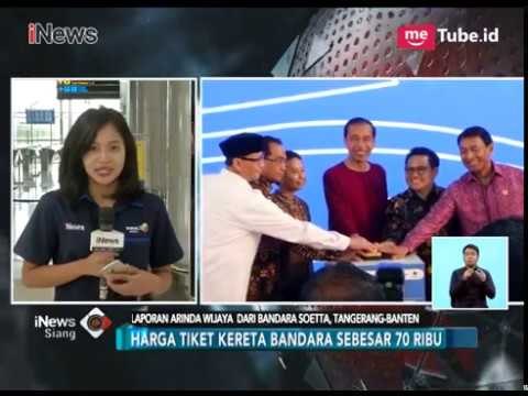 Penumpang Mengaku Puas dan Nyaman dengan Fasilitas Kereta Bandara - iNews Siang 02/01
