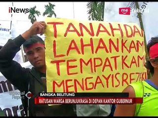 Polemik Hutan Tanaman Industri, Warga Berunjukrasa Depan Kantor Gubernur - Special Report 22/01