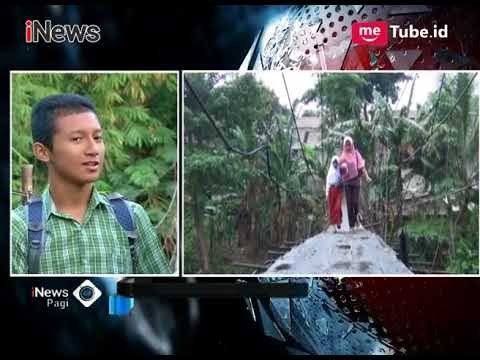 Jembatan Gantung Indiana Jones Memprihatinkan, Warga Harap Segera Diperbaiki - iNews Pagi 2301 3