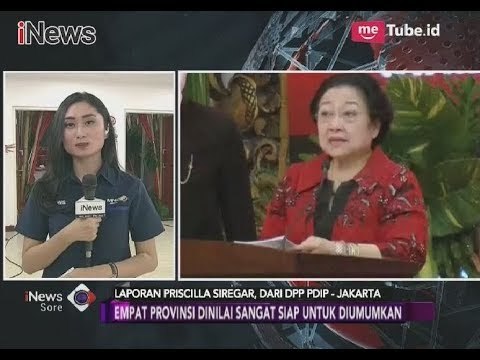 Perkembangan Informasi Terkait Pengumuman Bacagub & Bacawagub PDIP - iNews Sore 04/01