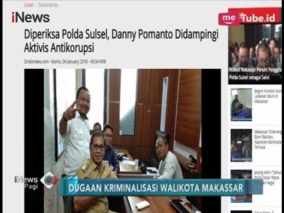 Akan Maju Pilkada, Walikota Makassar Diperiksa Polisi Terkait Kasus Korupsi UMKM -  iNews Pagi 06/01