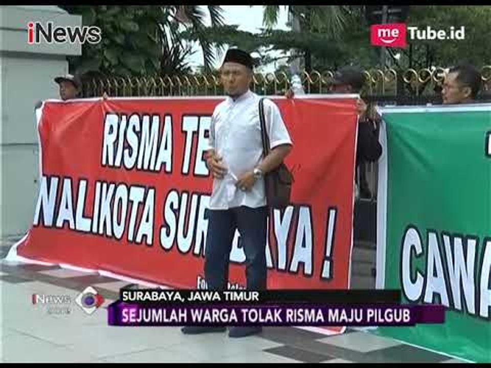 Forum Relawan Saya Surabaya Tolak Risma Maju Pilgub Jatim - iNews Sore 06/01