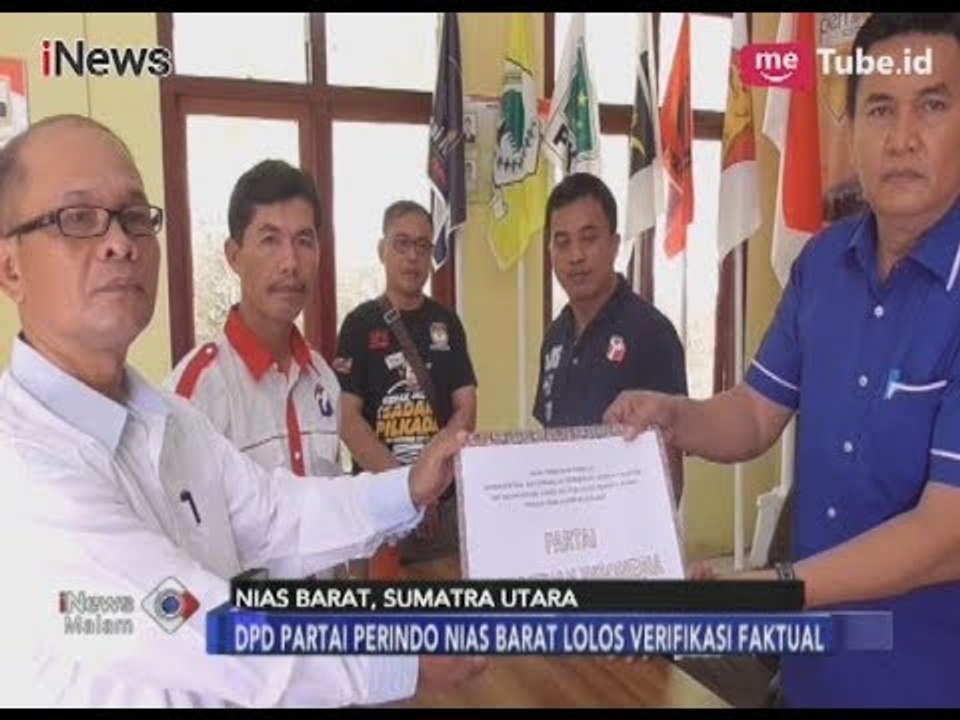 Lolos Verifikasi Faktual, Perindo Optimis Menjadi Kontestan pada Pemilu 2019 - iNews Malam 07/01
