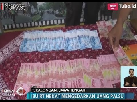 Waspada!! Seorang Ibu Rumah Tangga di Jateng Nekat Edarkan Uang Palsu ke Warung - iNews Siang 08/01