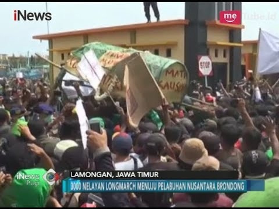 Ribuan Nelayan di Tegal dan Rembang Turun ke Jalan Tuntut Legalitas Cantrang - iNews Pagi 09/01