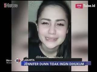 [Viral] Video Jennifer Dunn Menangis Tak Ingin Dihukum - iNews Malam 08/01