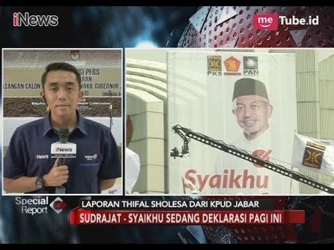 Iringan Musik dan Tari Tradisional Siap Sambut Sudrajat-Syaikhu di KPUD Jabar - Special Report 10/01
