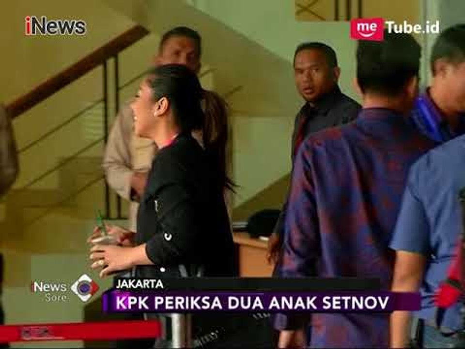 Anak Setya Novanto, Dwina Michaella dan Reza Herwindo Penuhi Panggilan KPK - iNews Sore 10/01