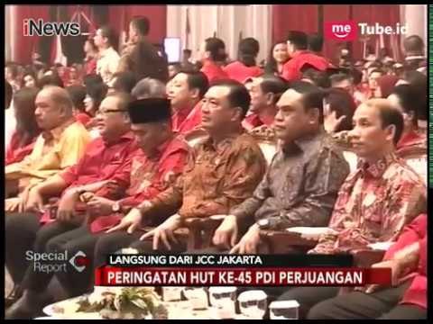 Suasana Persiapan Perayaan HUT Ke-45 PDI Perjuangan di JCC Jakarta - Special Report 10/01