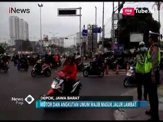 Mulai Februari 2018, Motor dan Angkot Wajib Masuk Jalur Lambat Margonda - iNews Pagi 11/01