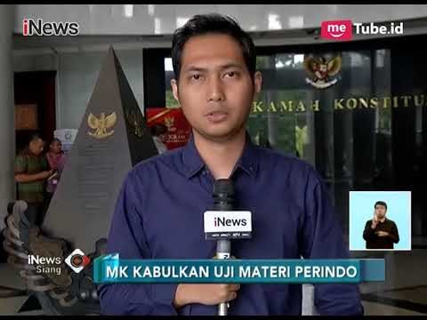 Sudah Diputuskan, MK Kabulkan Uji Materi Partai Perindo - iNews Siang 11/01