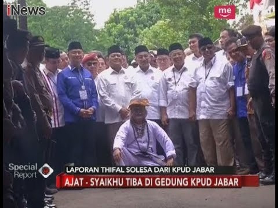 Kesenian Lengser Sambut Pendaftaran Pasangan Ajat-Syaikhu di KPUD Jabar - Special Report 10/01