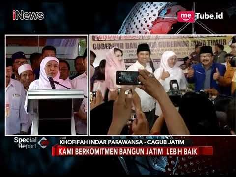 Wujud Syukur Kofifah: Kami Didukung 7 Partai Politk - Special Report 10/01