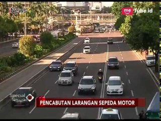 Pergub Ahok Dibatalkan, Rambu Larangan Motor di Jalan Thamrin Dicopot - Special Report 11/01
