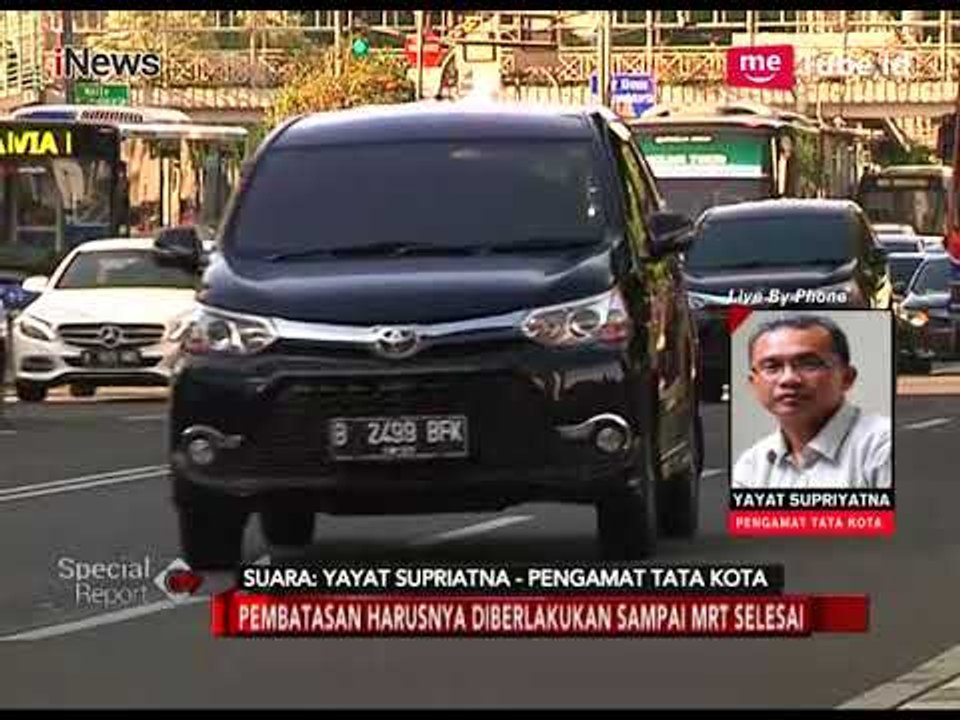 Pengamat Tata Kota: Pencabutan Larangan Motor Harusnya Tunggu MRT Selesai - Special Report 11/01