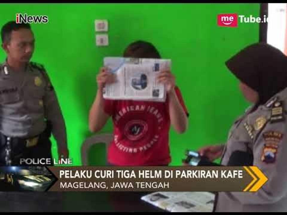 Kompak Jadi Pencuri Helm, Sepasang Kekasih Ini Kena Batunya - Police Line 12/01