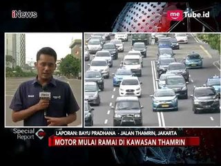 Kendaraan Motor Mulai Ramai Melintasi Jalan MH Thamrin - Special Report 12/01