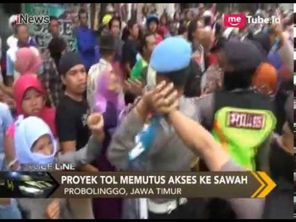 Putus Akses ke Sawah, Pengerjaan Proyek Tol Pasuruan-Probolinggo Didemo Warga - Police Line 12/01