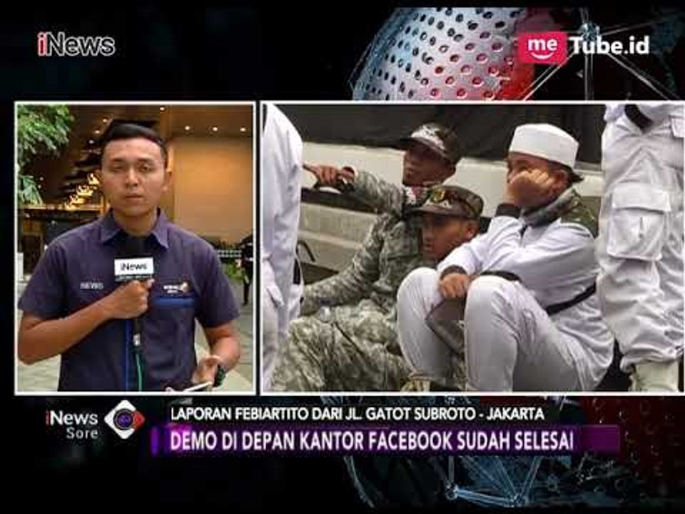 Sejumlah Ormas Lakukan Demonstrasi di Kantor Facebook - iNews Sore 12/01