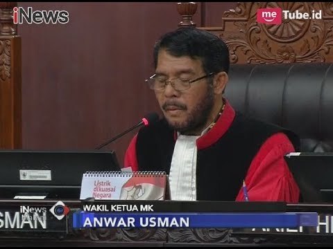 MK Putuskan Parpol Peserta Pemilu 2019 Harus Diverifikasi Faktual - iNews Malam 12/01