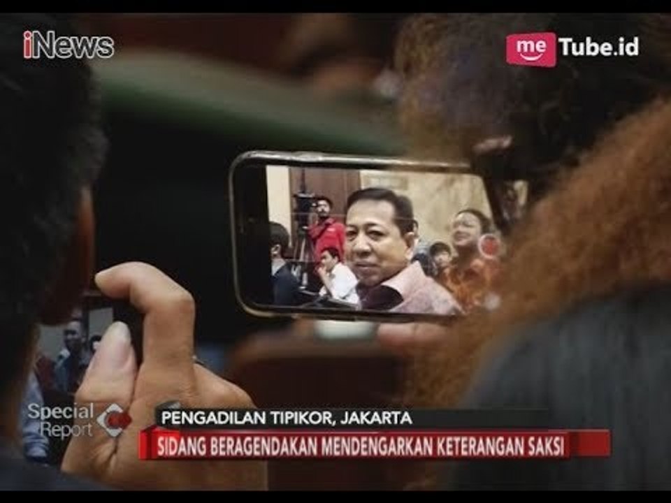 Sidang Lanjutan e-KTP, Kondisi Setya Novanto Sehat Dan Tersenyum - Special Report 15/01